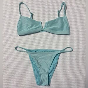 L.A. Hearts Blue Bikini Set